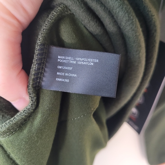 GRAYS PEAK Outdoors Black Evergreen Quarter Zip Fleece Pullover Size M - Picture 7 of 15